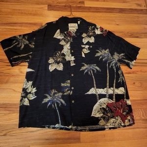 Island Fever Hawaiian Button Down Shirt XL